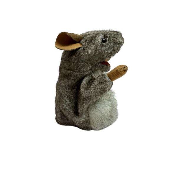 FOLKMANIS Little Mouse Hand Puppet Brown Fur Discontinued - Picture 2 of 9